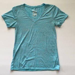 Blue dri-fit short sleeve top